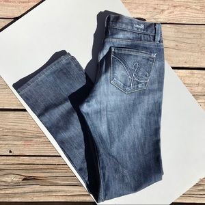 Kitson Bootcut Blue Jeans Size 28 Professionally Hemmed Denim Pants